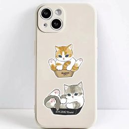 Toys 215PCS Cat MEME Funny Animals Stickers Vintage Toy DIY Kids Notebook Luggage Motorcycle Laptop Refrigerator Decals Graffiti