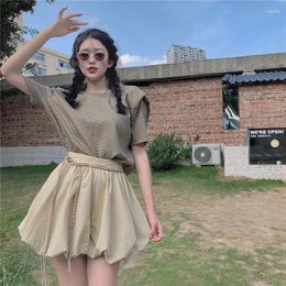 Skirts Woman Shorts Design Wide Leg Pants Retro Summer 2024 Skirt Casual Mujer Faldas Saias Mulher