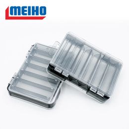 Accessories Meiho Japan D86 Fishing Accessories Double Sided Fishing Tackle Box Lure Bait Storage Boxes Plastic Case Lure Hook Boxes