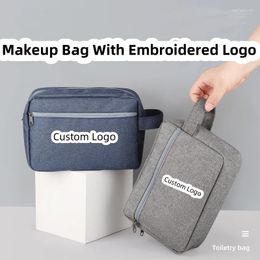 Cosmetic Bags Embroidery Hand-held Makeup Bag Waterproof Large Capacity Travel Wedding Supplies