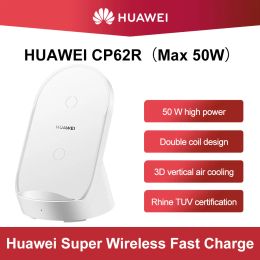 Chargers Huawei Wireless Charger 50W CP62R SuperCharge For Huawei Mate 40 pro Mate 30 pro P40 pro iphone Samsung Original huawei CP62 R