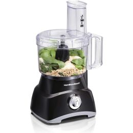 Processors Food Processor & Vegetable Chopper for Slicing, Shredding, Mincing, and Puree, 8 Cup, 2 Speeds Plus Pulse and 450 Watts, Black