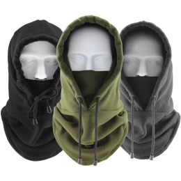 Masks Windproof Hiking Caps Men Warm Fleece Balaclava Face Beanies Ski Bike Motorcycle Cycling Neck Warmer Helmet Hat