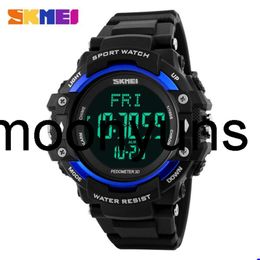 skmei watch SKMEI watches Brand Men 3D Pedometer HeartRate Monitor Calories Digital Display Watch Outdoor Sports Watches Relogio Masculino gift T1 high quality