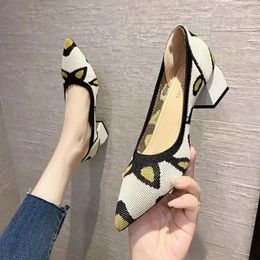 Casual Shoes Mesh Breathable Wedge Slip On Pointed Toe Ladies Women Footwear 2024 Promotion Y2k Fashion Spring Luxury