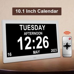 Clocks 10.1inch smart calendar Digital Calendar Alarm Day Clock Demantia Clock USB SD Video Frame For Elderly Person