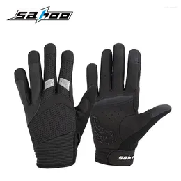 Cycling Gloves Sahoo 421321 Touchscreen Non-slip Full Finger Bike Bicycle Mittens For Gym Fitness Running Hiking Camping