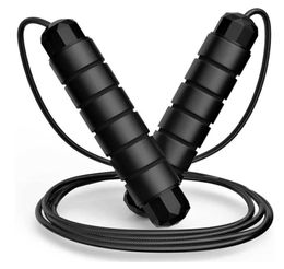 Jump Ropes Fitness exercise weight handle PVC coated steel wire adjustable speed jump rope Y240423