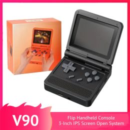 Players V90 Retro Video Handheld Game Console 3 Inch IPS Screen Portable Mini Retro For Kids Adult GB/GG/NGP/GBA DE Arcade Gaming Gift