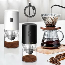 Grinders Portable Electric Coffee Grinder USB Rechargable Ceramic Grinding Core Professional Coffee Beans Mill Grinder Kitchen Machines