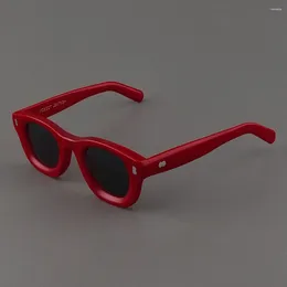 Sunglasses LEMTOSH Man Original Top Quality Retro Round Design Women Handmade UV400 Acetate Frame SUN GLASSES