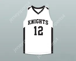 CUSTOM ANY Name Number Mens Youth/Kids JA MORANT 12 CRESTWOOD HIGH SCHOOL KNIGHTS WHITE BASKETBALL JERSEY 1 TOP Stitched S-6XL