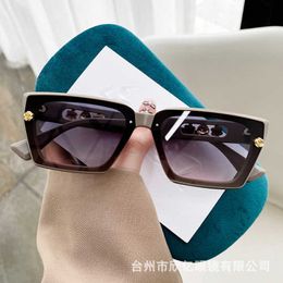 Designer Sunglasses 2024 New Square Small Frame Light Luxury Style Premium Sunglasses Tiktok Fashion Screen Red Sunglasses