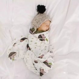 sets 100% Cotton Cute Printed Blanket for Newborn Baby Swaddle Wrap Comfy Muslin Cotton Fiber Muslin Blanket Infant Bedding Blankets