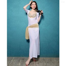 Stage Wear Belly Eastern Desert Swings Baladi Dance Costumes Bellydance Oriental Dancing Bra Belt Skirt Dress Outfit