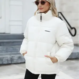 Women's Jackets CINESSD Gentle Warm Coat 2024 Winter Cotton-Padded Clothes Padded Jacket Cotton Sub-Coat