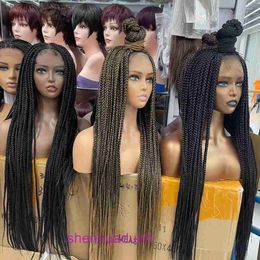 Wig lace synthetic braided hair cover full Braid Wigs