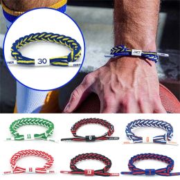 Strands Basketball Star Braided Bracelet Men Braided Adjustable Sports Wristband Gift for Boyfriends Pull Type for Basketball Enthusiast