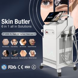 OPT IPL RF Nd Yag Laser Permanent diode laser Hair Removal Skin Rejuvenation Machine IPL Anti-Wrinkle Acne Treatment Device