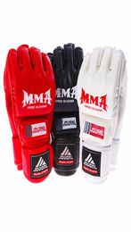 2 style Professional Boxing Gloves MMA Muay Thai Gym Punching Bag Breathable HalfFull Mitt Training Sparring Kick Boxing Gloves8766274