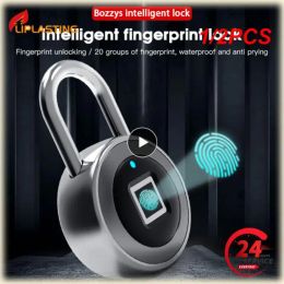 Control 1/2PCS Tuya Smart Fingerprint Padlock Electronic Door Lock Smart Life APP Remote Unlock Waterproof Security Protection