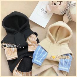 Sets Thickened Dog Clothes Warm method, snow nari VIP Teddy Dog Clothes Firewood Dog Cat Hood Two Fake Pieces