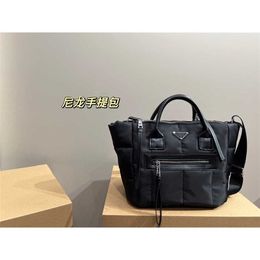 Tote bag high definition Oxford cloth nylon canvas messenger multi-function capacity computer Korean version trend briefcase large