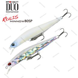 Accessories Made In Japan DUO REALIS MINNOW 80SP 80mm suspending TROUT BASS Lure Fishing Minnow Saltwater Tungsten Twitch Jerk Retrieve