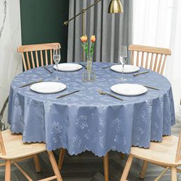 Table Cloth A92Chinese Pattern Large Round PVC Tablecloth Waterproof And Oil-proof No-wash El Restaurant Home Tableclot