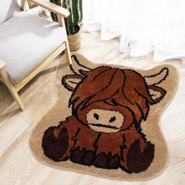 Carpets Front Door Mat Funny Cow Durable Animal Floor Rug With Absorbent Non-slip Design Holiday Doormat