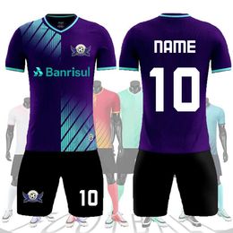 Fans Tops Tees Football Jersey Polyester 2023 Soccer Uniform Sportsman Team Football Uniform Breathable Soccer Jeysey For Men Kids DIY Custom Y240423