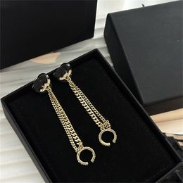 Women's Heart Stud Designer Earrings High Quality Gold hoop Chanells silver Earring Luxury Jewelry woman letter C pearl Earing men Cclies 356