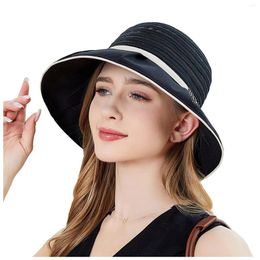 Wide Brim Hats Cowboy Hat Flat Top Womens Summer Dress Leaf Flower Bridal Shower Sun Beach Landscaping For Men