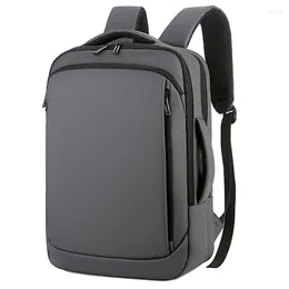 Backpack Male 14 15.6 Inch Laptop Bags Business Bagpacks 2024 Mens USB Charging Waterproof Multifunctional Travel Bag Mochila