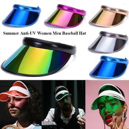 Berets Plastic Women Men Sports Accessories Transparent Bicycle Sun Hat Visor Caps Summer Baseball Anti-UV Sunshade