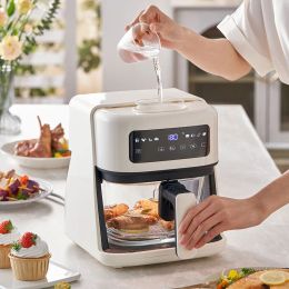 Fryers wanmi 4.5L Air fryers household intelligent transparent visual electric oven automatic multifunctional integrated machine 220V