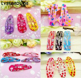 100pcs BB Hair Clip Fashion Hair Accessories Kids Hairpins Bow Princess Flower Accessory Barrette Cute Hairgrips Girl2042534