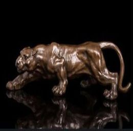 16 inch Art Deco Leopards Bronze Sculpture Cubism Panthers Statue3892366