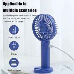 Other Appliances USB Pocket Mini Fan Dormitory Office Desktop with Handheld Charging Refrigerant Quiet Air Multi Colour Options J240423