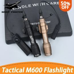 Scopes Surefir Tactical M600 M600C Hunting Weapon Flashlight Dual Function Tactical Rifle Airsoft Accessories Weapon Scout Light LED