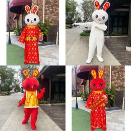 Hare Professional Costume Easter Suit Cartoon Character Mascot Zodiac Rabbit