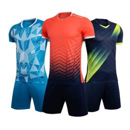 Fans Tops Tees Men Football Survetement suits Futbol Kit Young Football Uniform Children Futbol Sport Jersey Set Team Soccer Jerseys sets Y240423