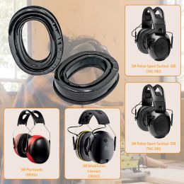 Accessories Tactical Headset Adapter Gel Ear Pad for 3M Peltor Sport TACTICAL 300 /500 Hearing Protection Headset Hunting Shooting Headset