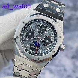 Modern AP Wrist Watch Royal Oak Series 41MM Diameter Titanium Alloy Perpetual Calendar Automatic Machinery Men's Casual Fashion Luxury Watch 26609TI.OO.1220TI.01