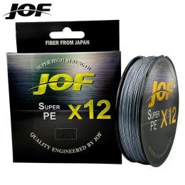 Accessories Jof 12 Strands 500m 300m 100m Braided Fishing Line Fishing Line Japan Multifilament Smooth Fishing Line Accessories
