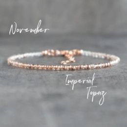 Strands Exquisite Topaz Bracelet, November Birthstone Jewellery