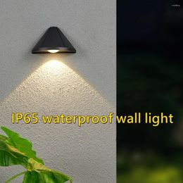 Wall Lamp LED Light IP65 Waterproof Outdoor Black White Aisle Stairs Garden Bedroom Living Room Bedside