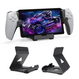 Stands New Portable Stand for Playstation Portal Gamepad Aluminium Alloy Holder AntiSlip Base Support for Steam Deck/ROG Ally/Switch