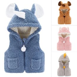 Coats 2022 Spring And Autumn Newborn Boys And Girls Baby New Vest Baby Autumn And Winter Quilted Warm Thickened Vest Baby Clothes