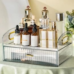 Storage Boxes PET Box For Desktops Makeup Case Transparents Rack Perfumes Y9RE
